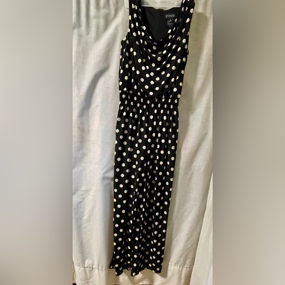 Enfocus Studio Jumpsuits Color: Black/white Size: 6R polyester/spandex - Picture 2 of 5